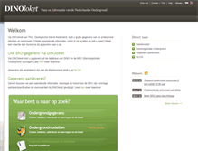 Tablet Screenshot of dinoloket.nl